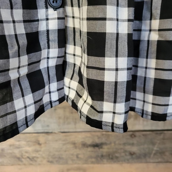Divided by H&M women's black and white gingham plaid dress size small - Picture 6 of 11